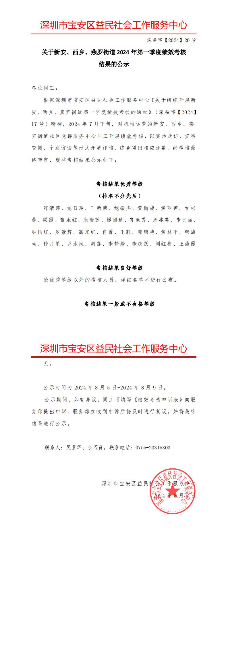 【20号】关于新安、西乡、燕罗街道2024年第一季度绩效考核结果的公示_00.jpg